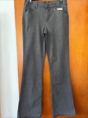 Women’s Boot-Cut Stretch Pants in Charcoal